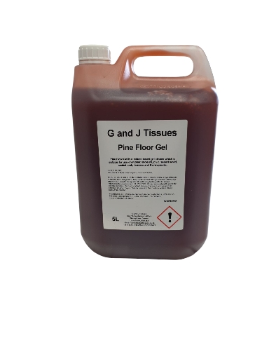5 litre Pine Floor Gel, G and J Tissues