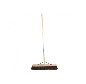 24" (60cm) Stiff Bassine Warehouse Platform Broom, Large Stiff B